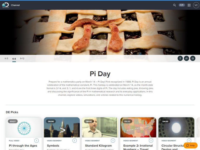 tmade march learning resources pi day